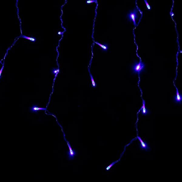 Гирлянда-штора LED 170 ламп 2 м голубая