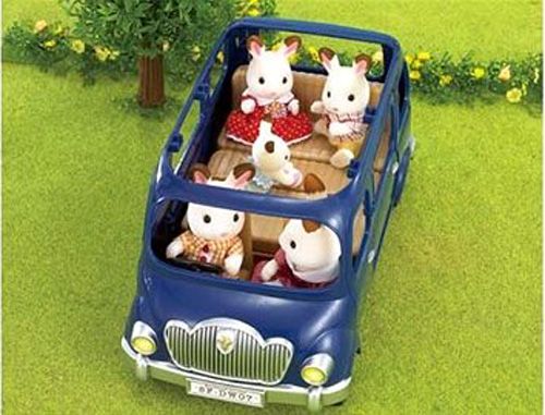 Ігровий набір Sylvanian Families Автомобіль семимісний синій 