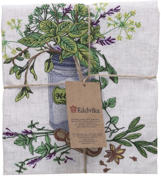 Доріжка «Прованські трави» 1104-18/00 35x140 см лляний Едельвіка 