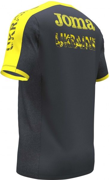 Футболка форми збірної України 2021 Joma FED. FUTBOL UCRANIA SHORT SLEEVE T-SHIRT AT102362B159 р. S сірий
