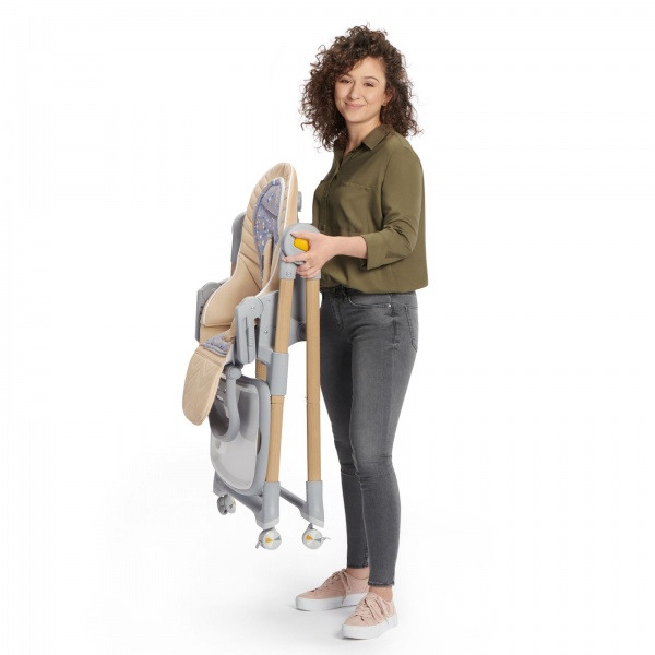 Стульчик для кормления Kinderkraft Lastree Beige Wood (KHLAST00BEGW000)