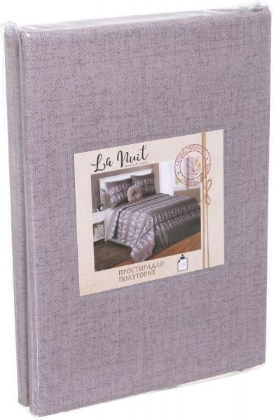 Простирадло Діметрі 1,5 160x220 см фіолетовий La Nuit 