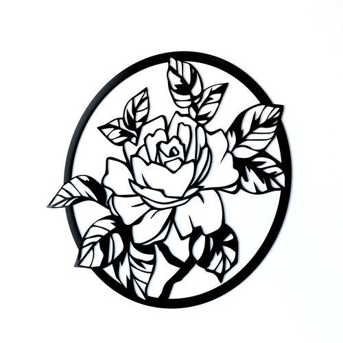 Панно Роза 1 PN204 46x46 см 