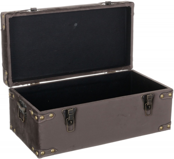 Скриня-пуф Велюр мокко 50х25х23 см 