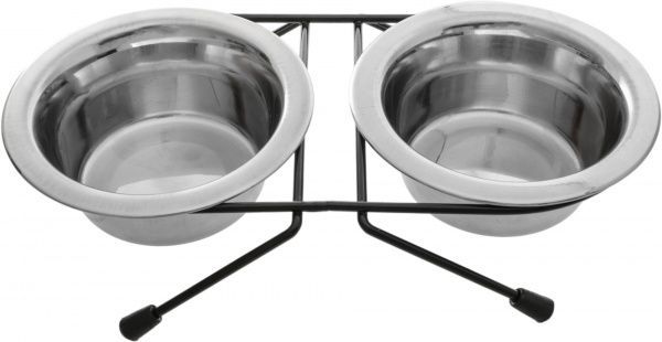 Подставка TRIXIE с двумя мисками 200 мл 24830