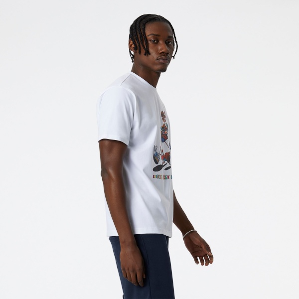 Футболка New Balance MT21553WT р.XL білий