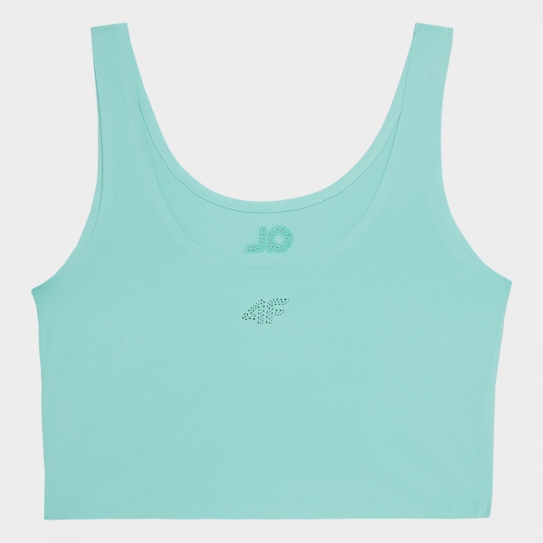 Бра 4F TSHIRT FNK 4FAW22TFTSF292-35S р.L бірюзовий