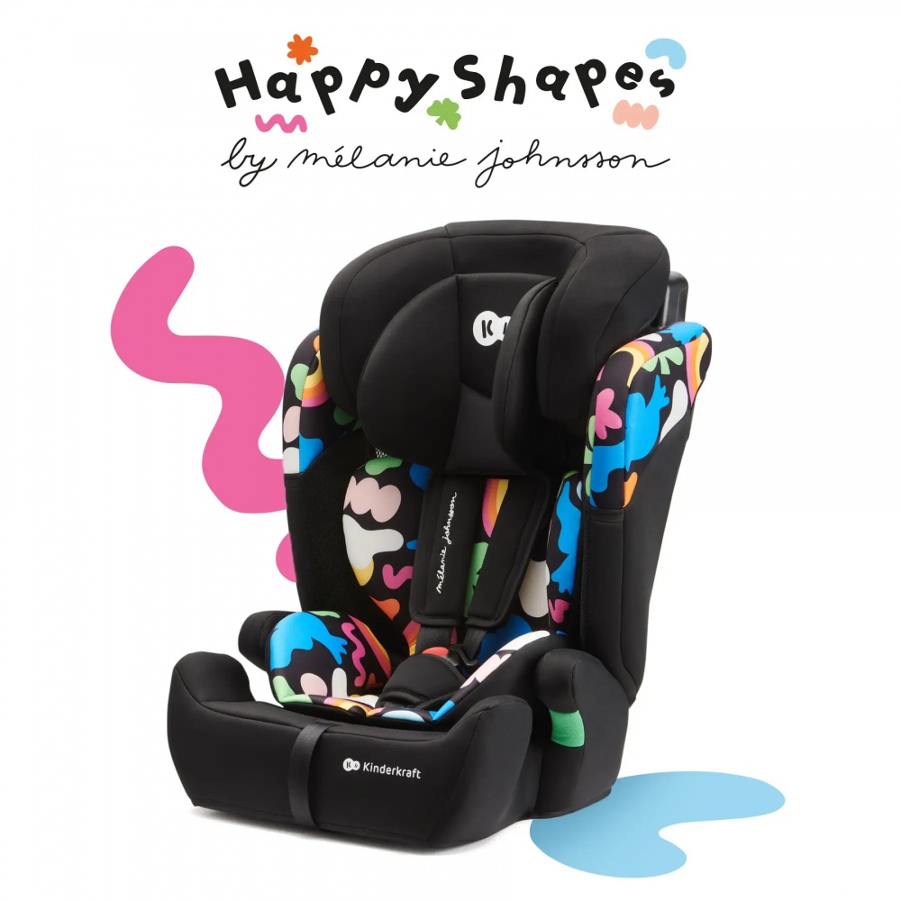 Автокресло Kinderkraft Comfort Up i-Size Happy Shapes KCCOUP02HAP0000