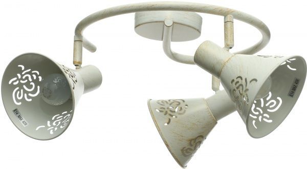 Спот Arte Lamp A5218PL-3WG 3x40 Вт E14 бело-золотистый 5218 