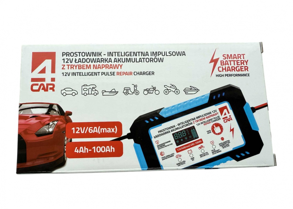 Автомобильное зарядное устройство 6 А 100 А/год (129PRO7910)