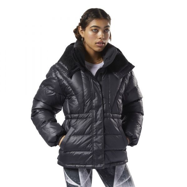 Куртка Reebok CL DOWN MID JACKET DY5991 L черный