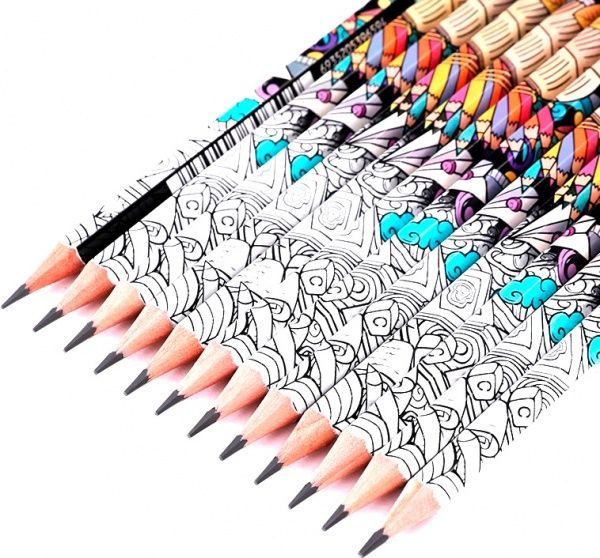 Карандаш графитный EH21001 микс 5ммх8м Deli