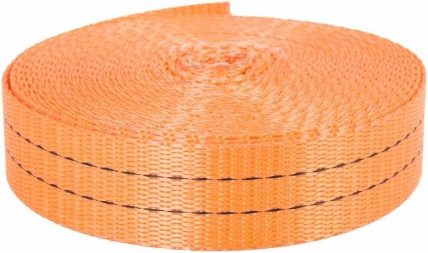 Лента текстильная оранжевая 35 мм