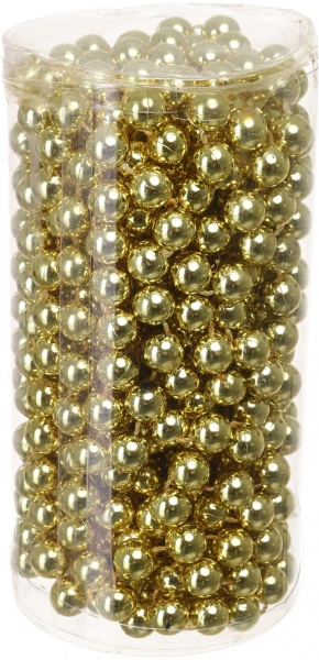 Бусы для елки 6 цветов 12 мм 8 м в ассортименте