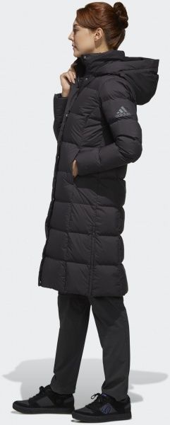 Куртка Adidas W LONG DOWN PK EH3987 40 черный