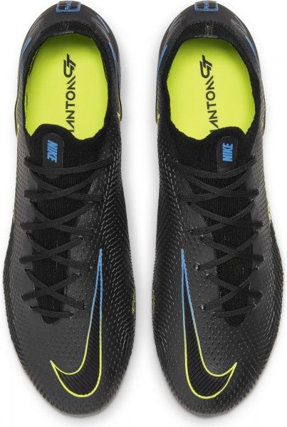 Бутсы Nike PHANTOM GT ELITE FG CK8439-090 р. US 10,5 черный