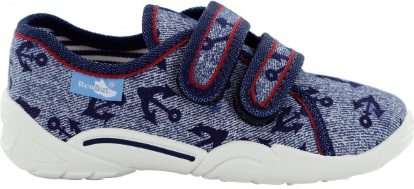 Тапочки детские RenBut Якорь р.29 джинс 33-374LS-0717-29 