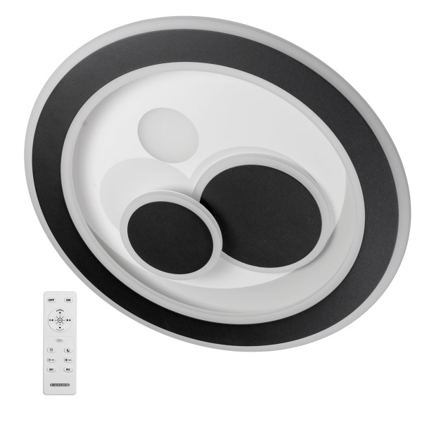 Светильник светодиодный Светкомплект ACR 4838 3R RC 85 Вт белый с черным 2800-4500-6000 К 