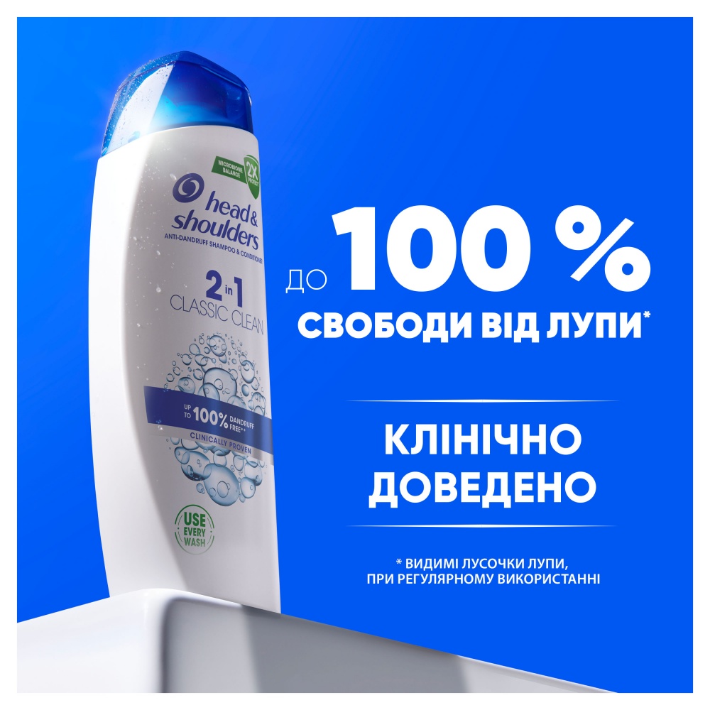 Шампунь Head & Shoulders Основной уход 2-в-1 625 мл