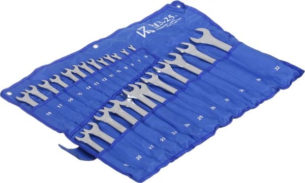 Набір ключів комбінованих ВІЗ 25 шт (6-28.30,32) 58220