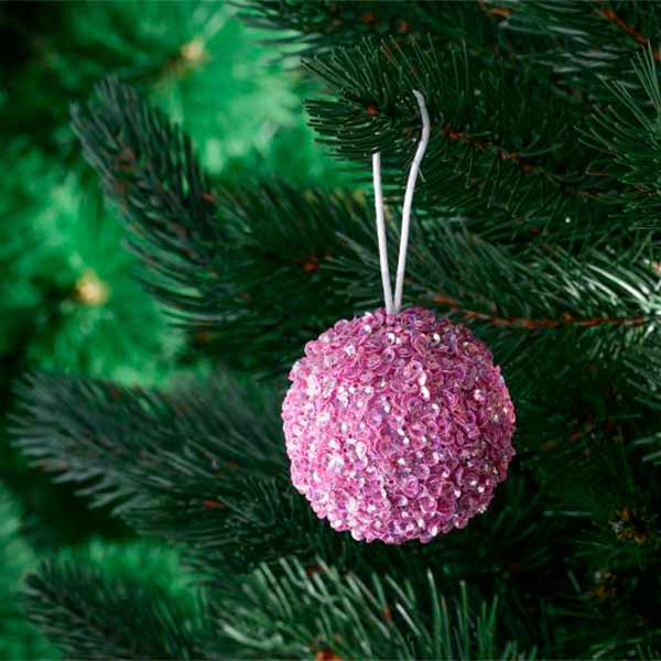 Шарик новогодний 0994 80 мм