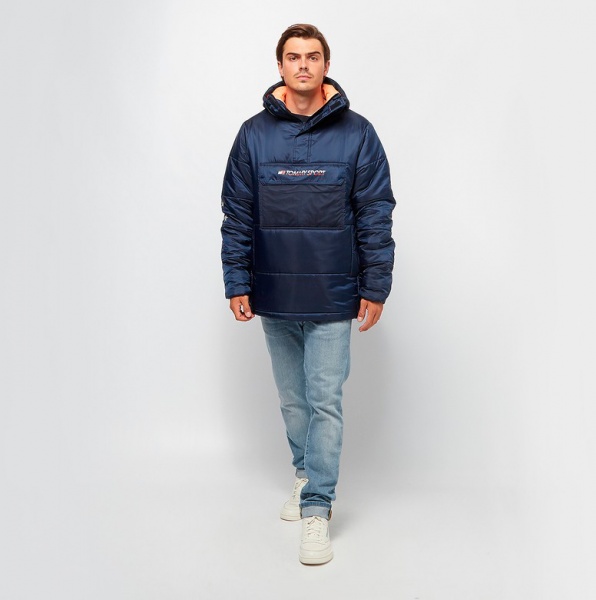 Анорак Tommy Hilfiger BLOCK INSULATION JACKET S20S200264401 р.M темно-синий