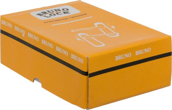 Замок врезной с ручками PZ Bravo 162 62 мм никель/золотой