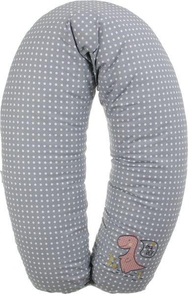 Подушка для годування IDEIA Standart Dinosaur 35х200 см сірий 