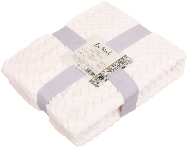 Плед flannel plush 160x200 см мокко La Nuit 
