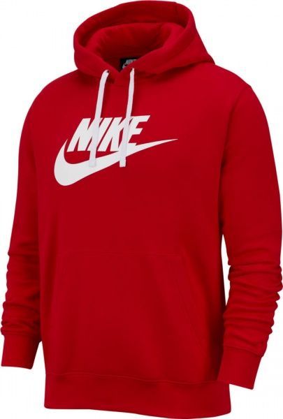 Джемпер Nike M NSW CLUB HOODIE PO BB GX BV2973-657 р. L красный