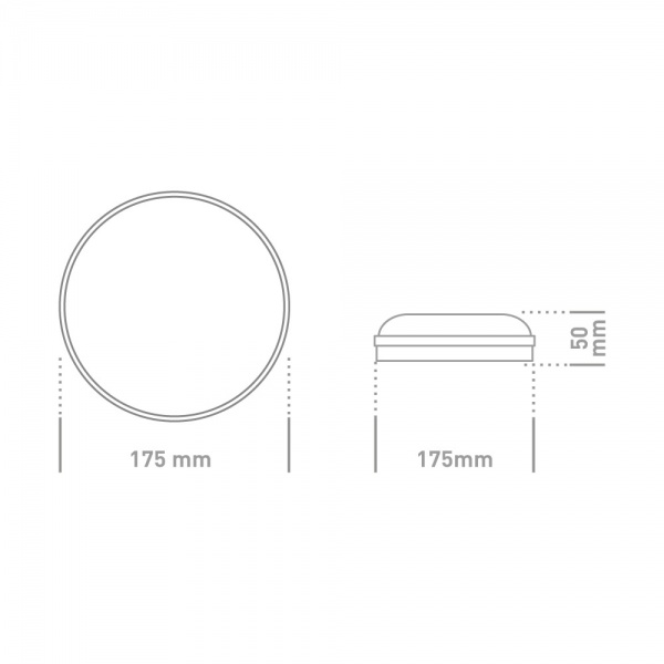 Светильник административный LED Global 15 Вт IP65 белый 1-GBH-02-1550-C 