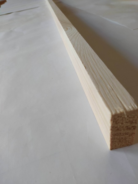 Рейка монтажная Еталон-ліс цельные конструкция 15х30х3000 мм сосна