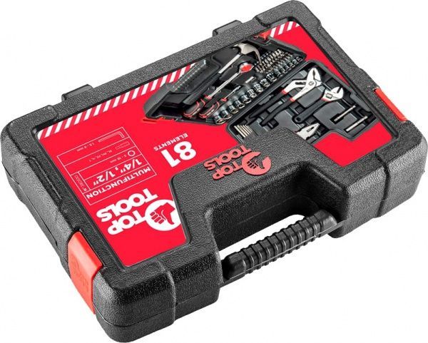 Набір ручного інструменту Top Tools 81 шт. 38D510