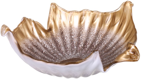 Фруктовниця Gocce 50х18 см золотиста Antonio Tammaro 