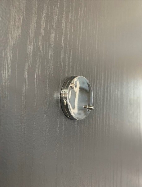 Дверь входная Министерство дверей КУ-Бергамо антрацит 2050x860 мм правая