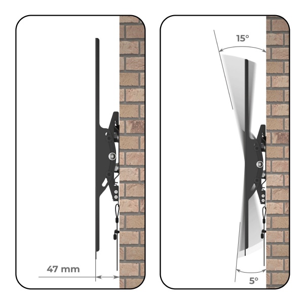 Крепление для телевизора HausMark TWA-46 наклонные 42