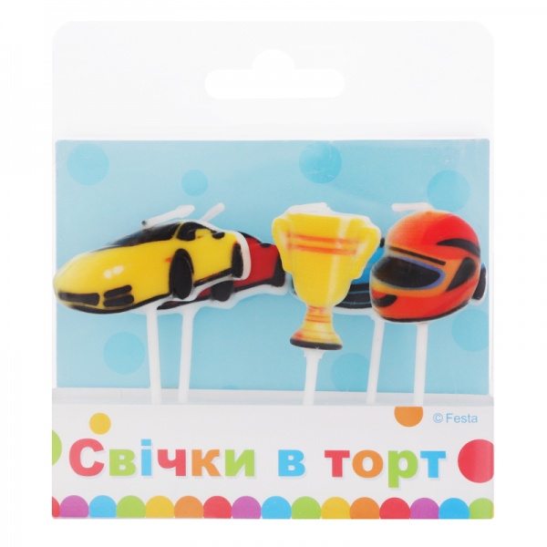 Свечи для торта Фигурки Игрушки Ві та Ві 5 шт. 