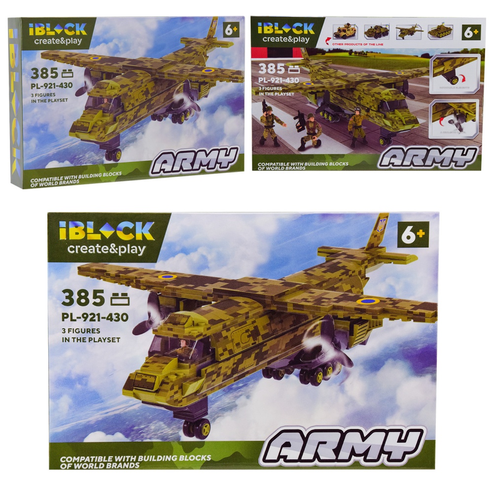 Конструктор Shantou Армія IBLOCK 4 види в ассортименті PL-921-430