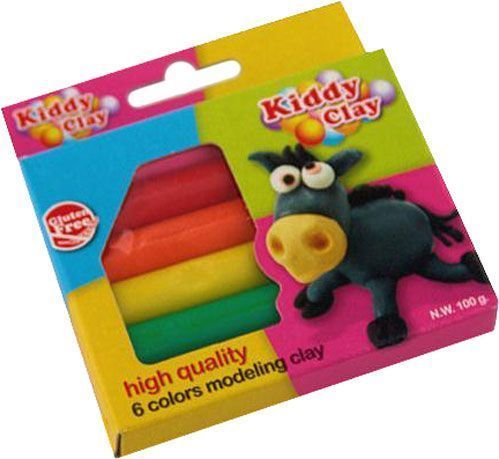 Пластилін 6 кольорів NARA