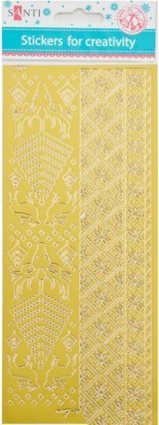 Стікери для творчості новорічні орнаменти 