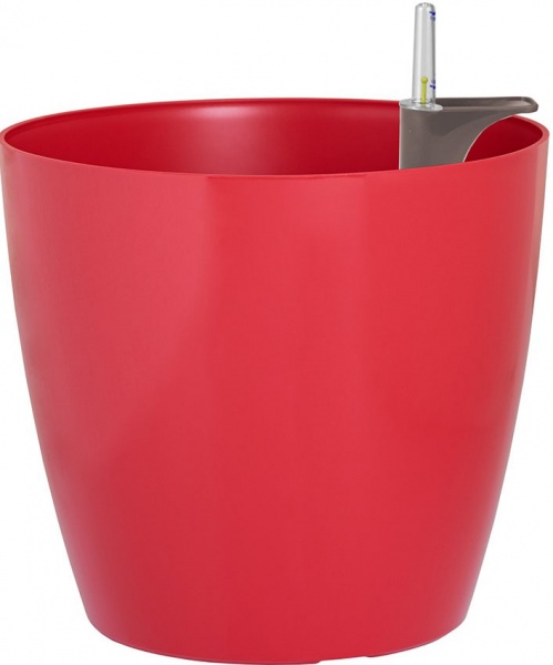 Горшок пластиковый Artevasi San Remo Self Watering System круглый 25л красный 