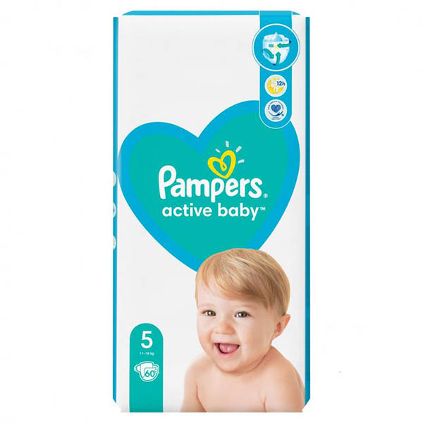 Підгузки Pampers Active Baby 5 11-16 кг 60 шт.