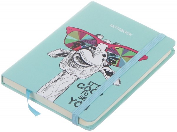Книга для записей Жираф в очках А6 96 листов