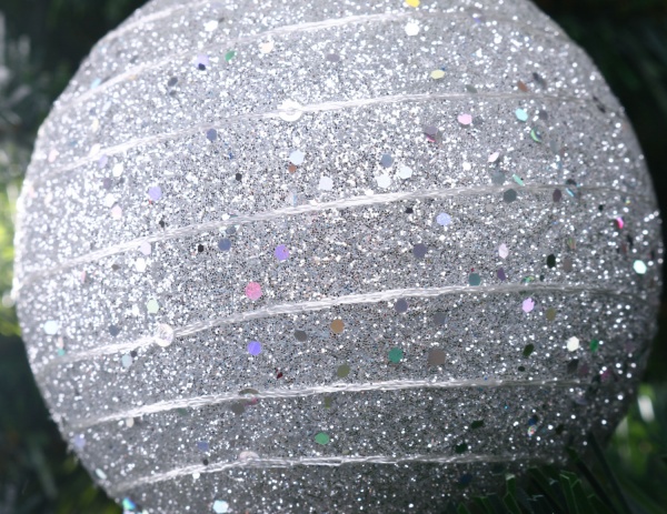 Куля новорічна Shunda пінопластикова 100 мм срібний SDA200610S