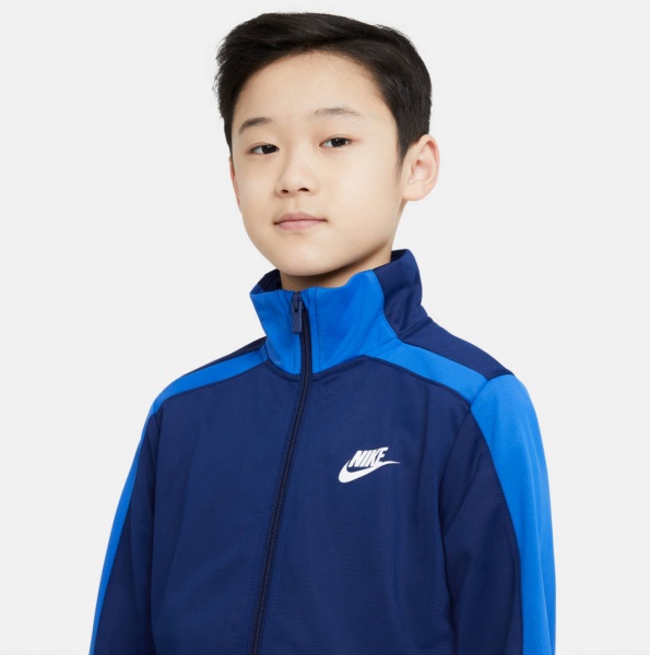 Спортивний костюм Nike U NSW HBR POLY TRACKSUIT DD0324-472 р. XS синій
