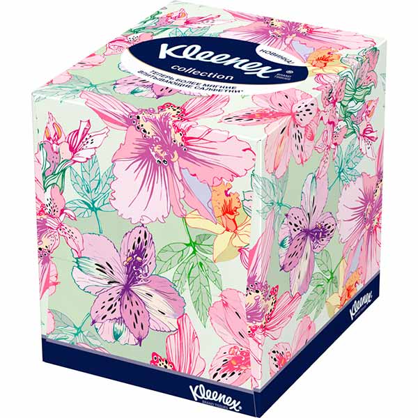 Салфетки гигиенические в коробке Kleenex Collection 100 шт.