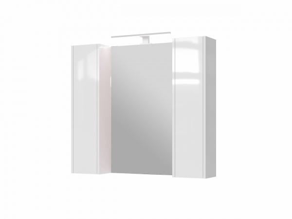 Зеркальный шкаф ЮВЕНТА Bronx - 90 белый 