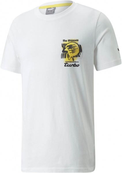 Футболка Puma PL Graphic Tee 53378507 р.XL білий