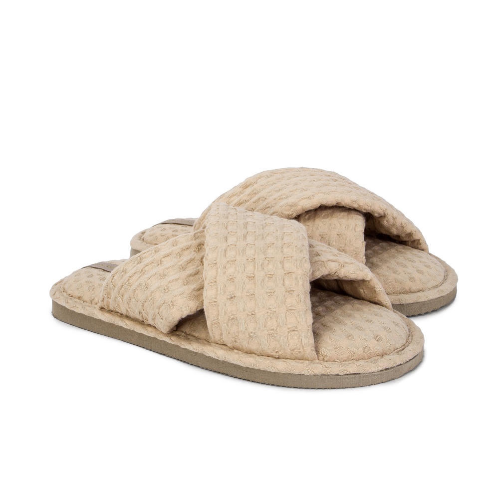 Тапки домашние Twins HS-VL Waffle 13958 р.38/39 бежевый