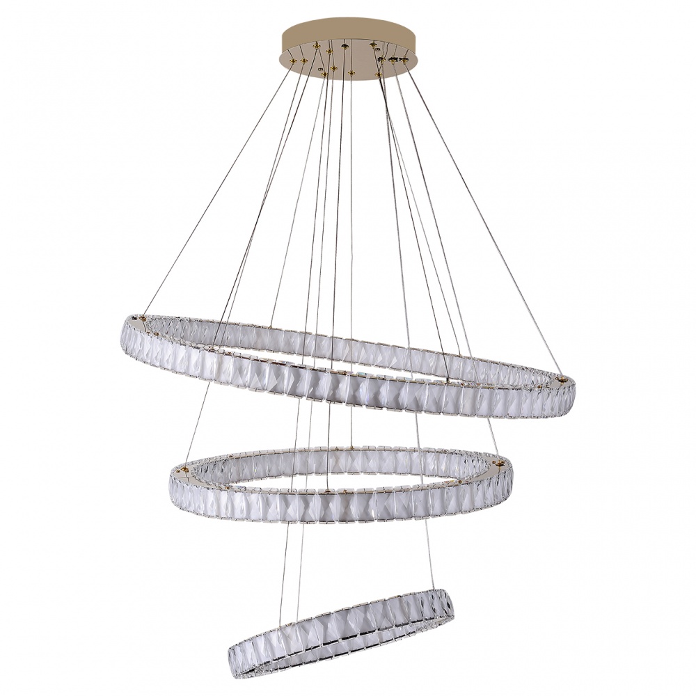 Люстра підвісна NEW ARTIER CRISTAL-ART GD 264 Вт Золотиста